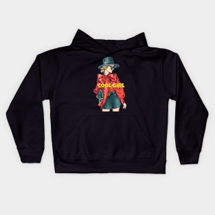 Cool girl Kids Hoodie